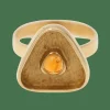 Bague Citrine Cabochons