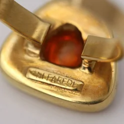 Bague Citrine Cabochons