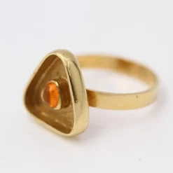 Bague Citrine Cabochons