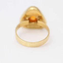 Bague Citrine Cabochons