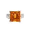 Bague Citrine Diamants