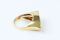 Bague citrine en or jaune 18 carats
