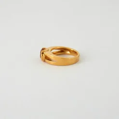 BAGUE CITRINE OR JAUNE
