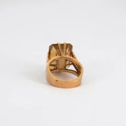Bague Citrine rectangulaire