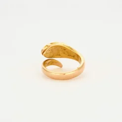 Bague cobra or jaune