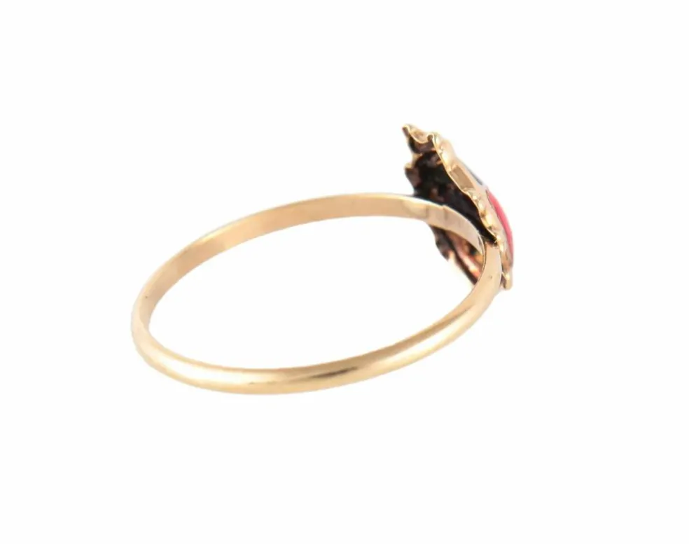 BAGUE "COCCINELLE" OR