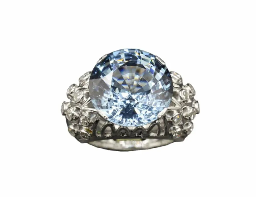Bague Cocktail 1950 Topaze