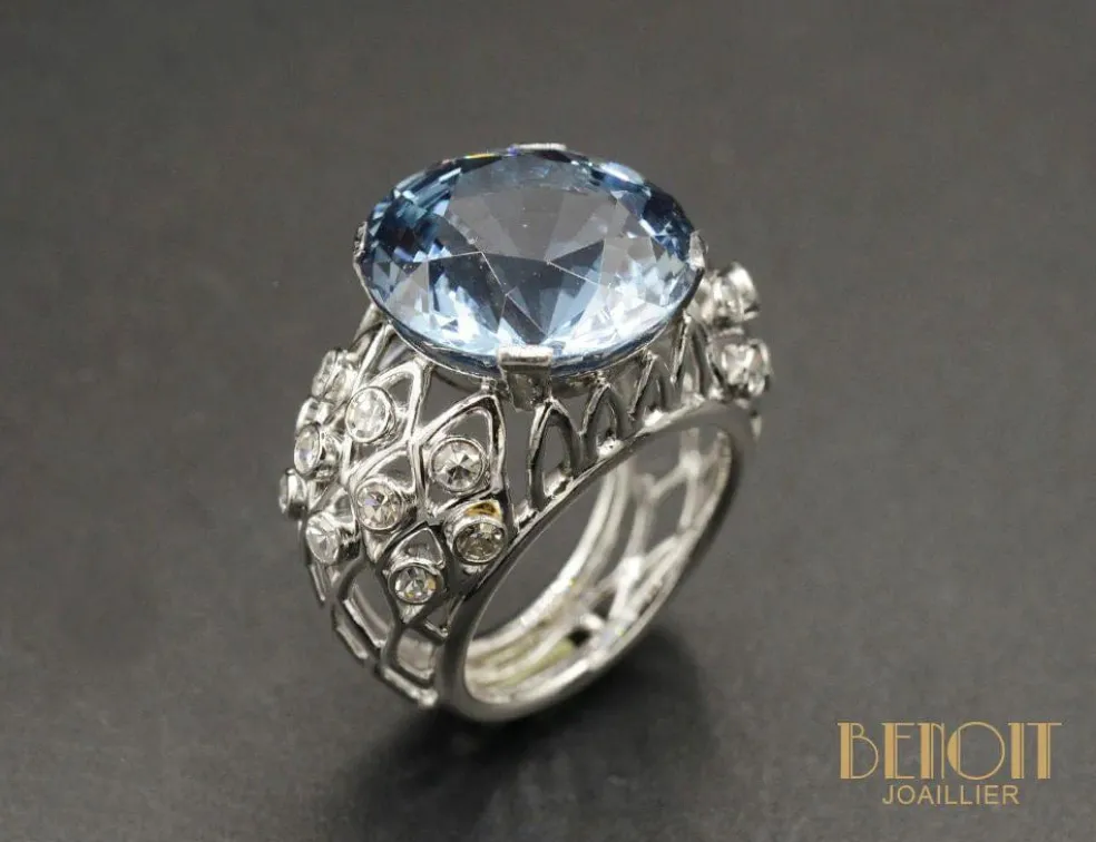 Bague Cocktail 1950 Topaze