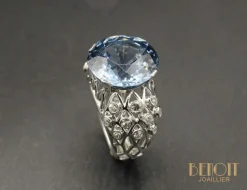 Bague Cocktail 1950 Topaze