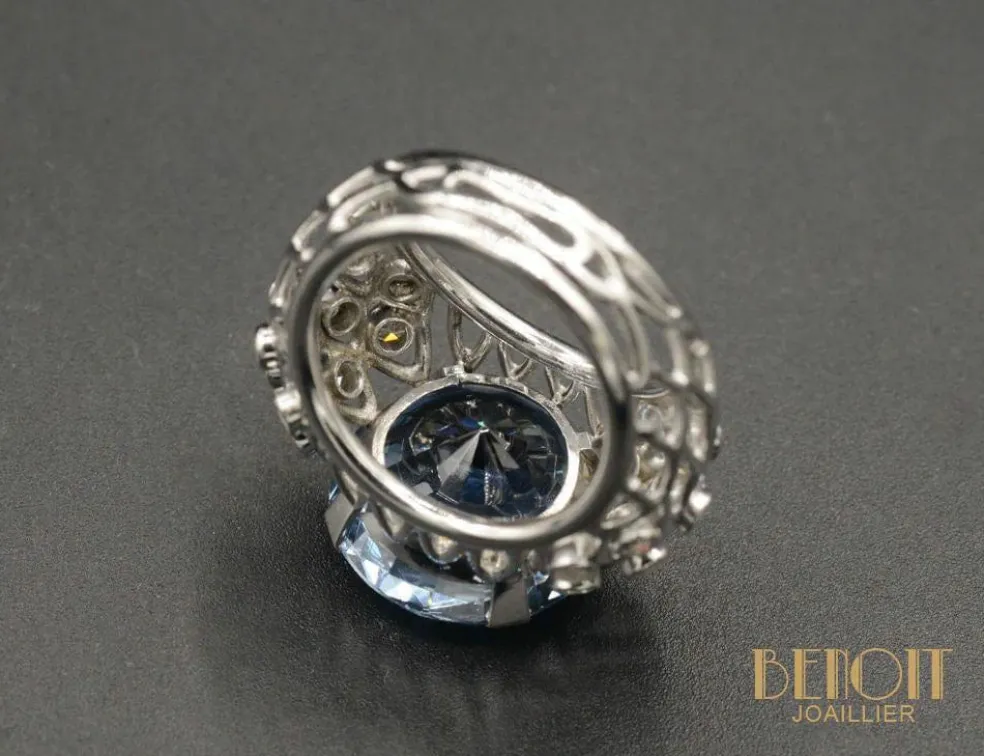 Bague Cocktail 1950 Topaze