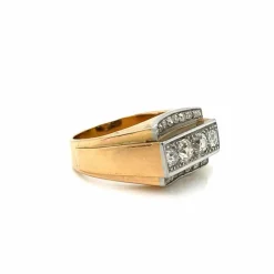 Bague Cocktail Art Déco Diamants