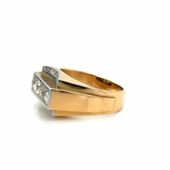 Bague Cocktail Art Déco Diamants