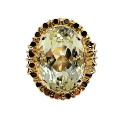 Bague cocktail Béryl vert