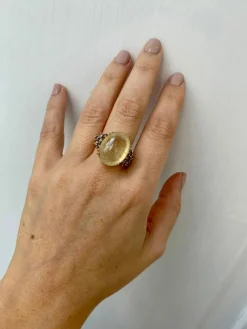 Bague cocktail Diamant Saphir