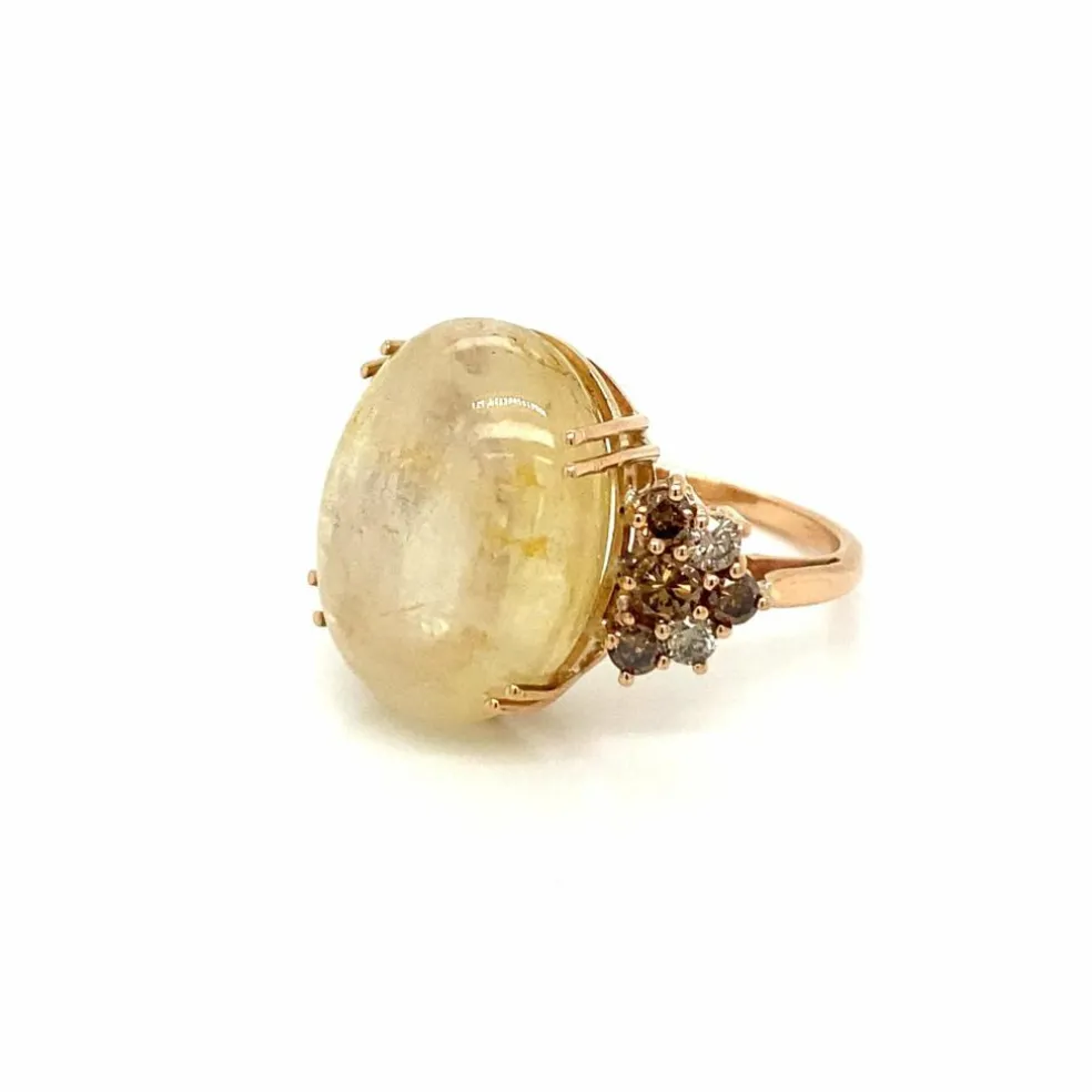 Bague cocktail Diamant Saphir