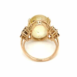 Bague cocktail Diamant Saphir