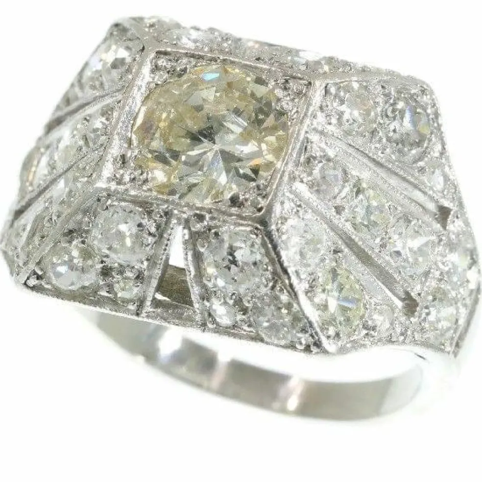 Bague cocktail diamants