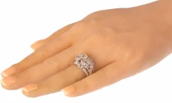 Bague cocktail diamants