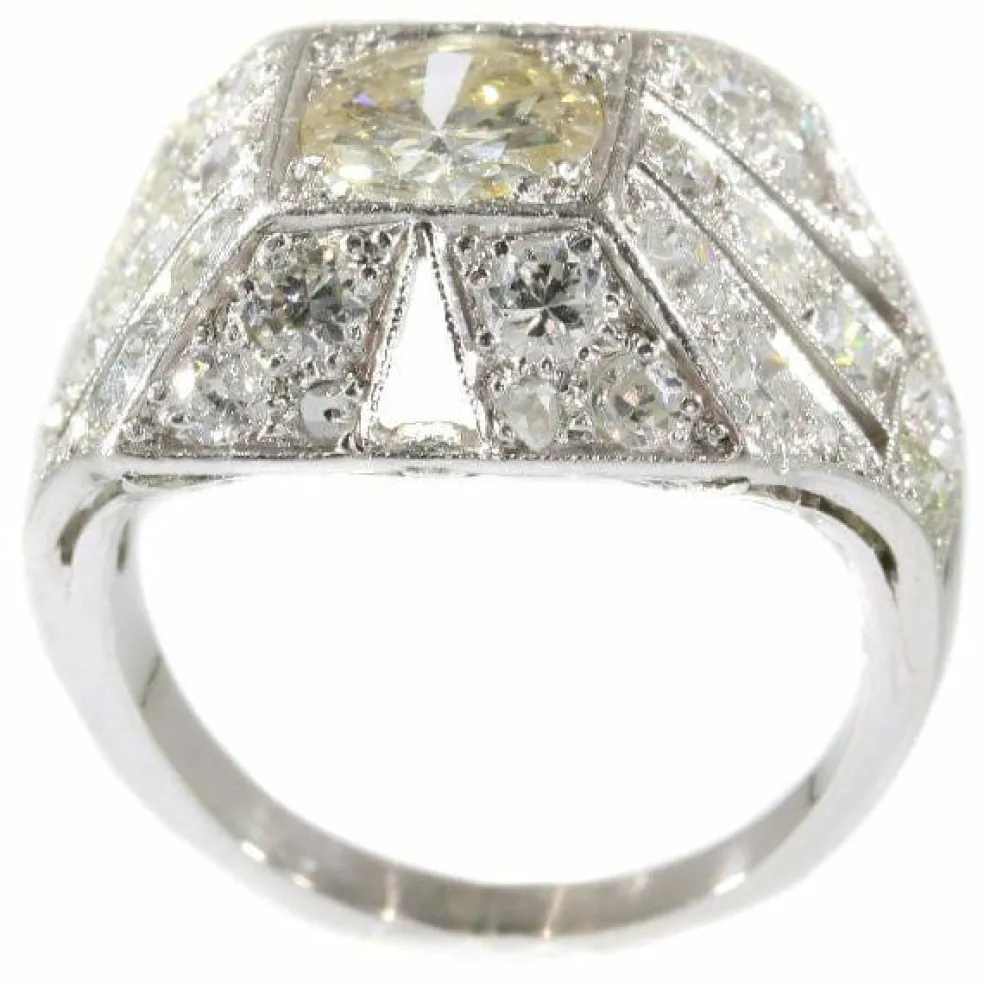 Bague cocktail diamants