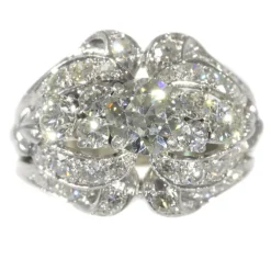 Bague cocktail diamants