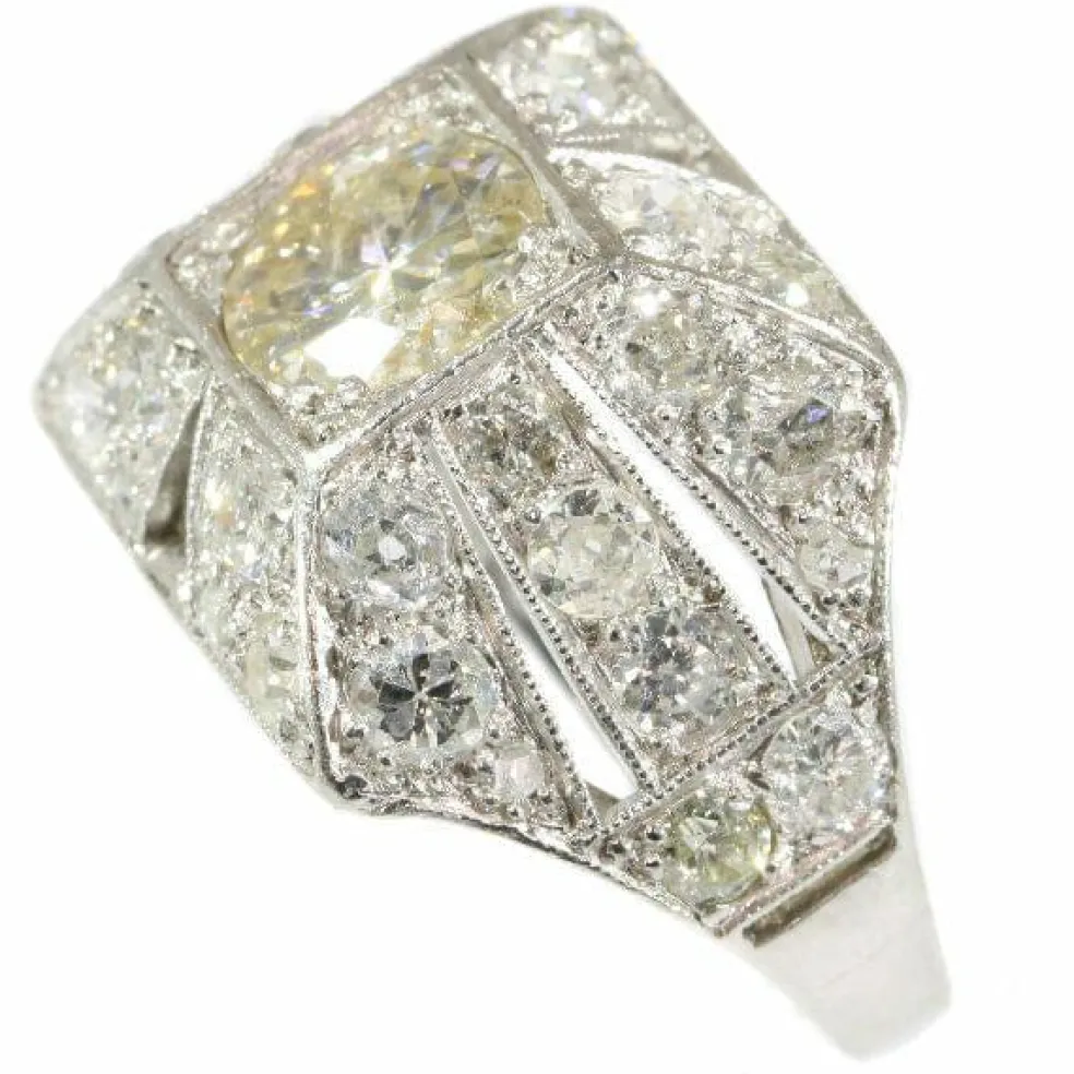 Bague cocktail diamants
