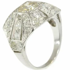 Bague cocktail diamants