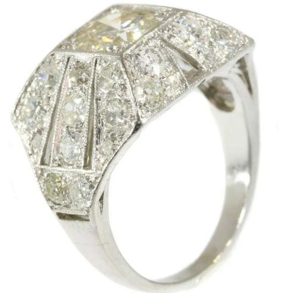 Bague cocktail diamants