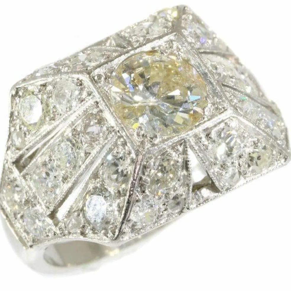 Bague cocktail diamants