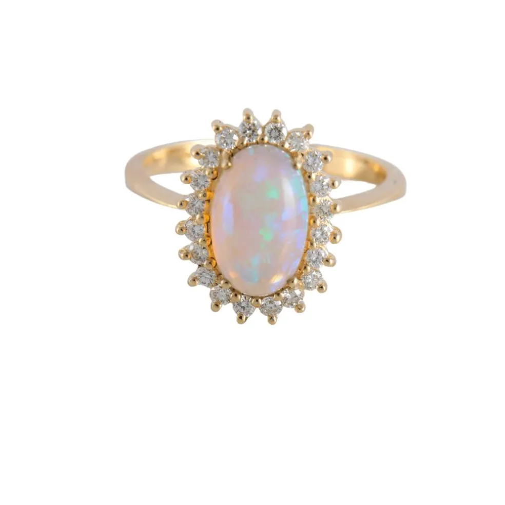 Bague cocktail en or jaune
