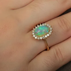Bague cocktail en or jaune