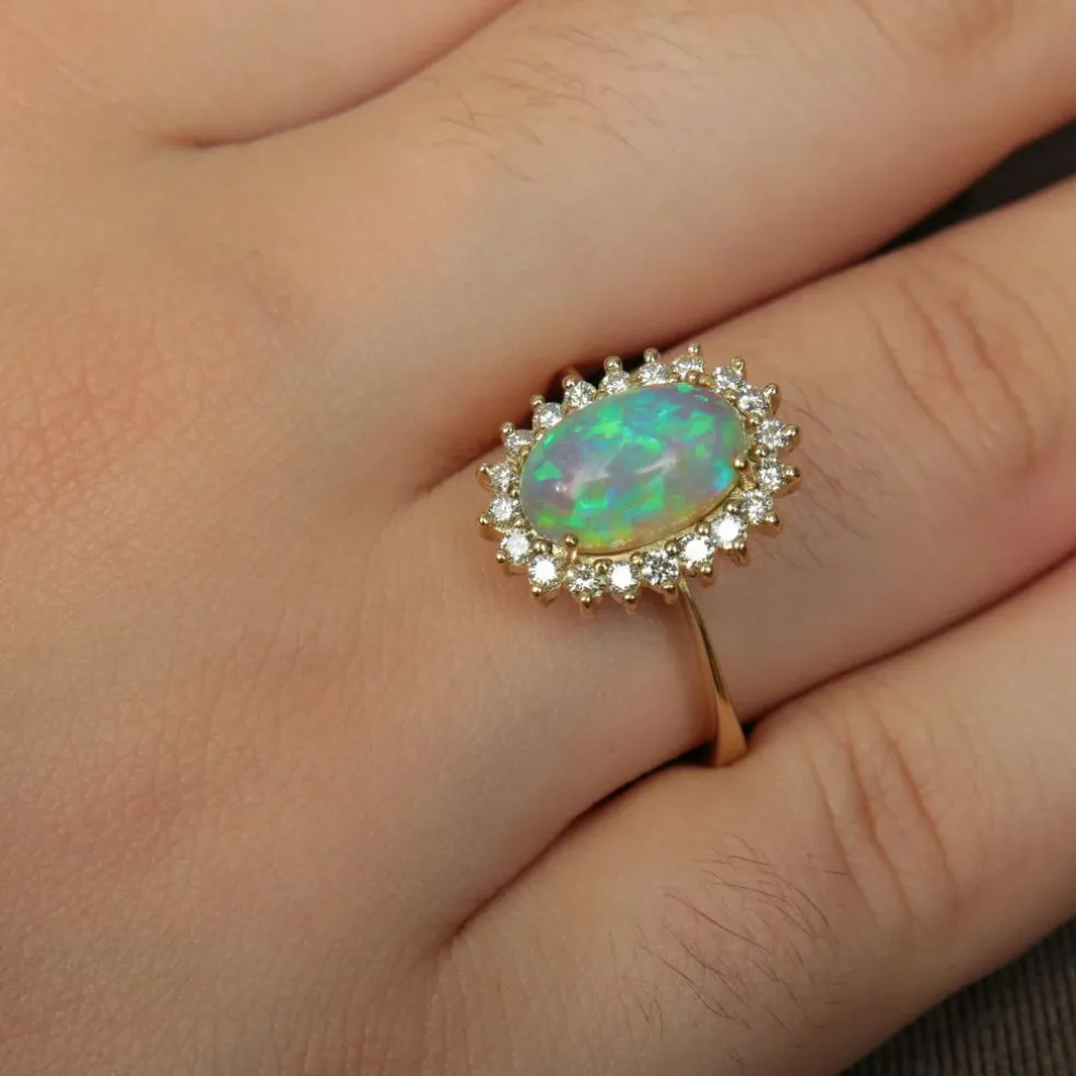 Bague cocktail en or jaune