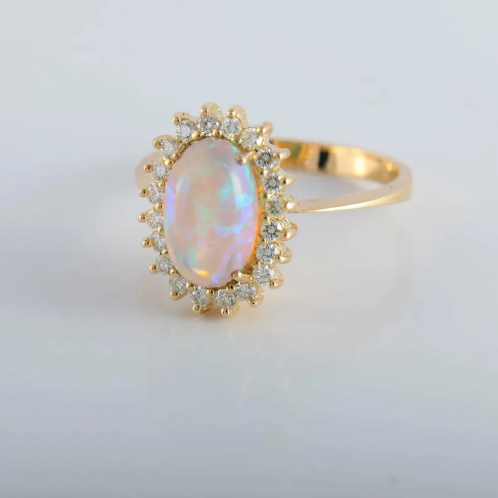 Bague cocktail en or jaune