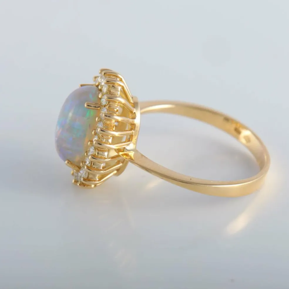 Bague cocktail en or jaune