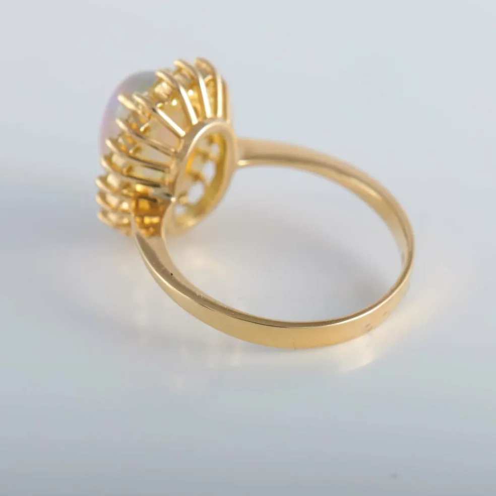 Bague cocktail en or jaune