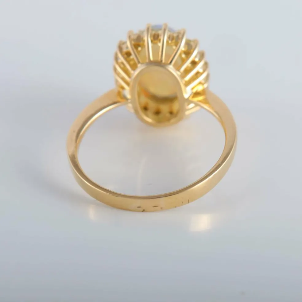 Bague cocktail en or jaune