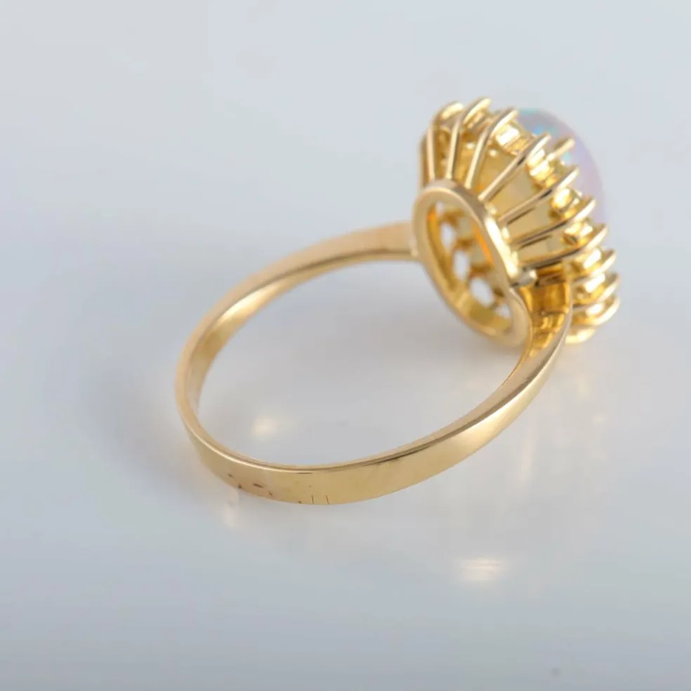 Bague cocktail en or jaune
