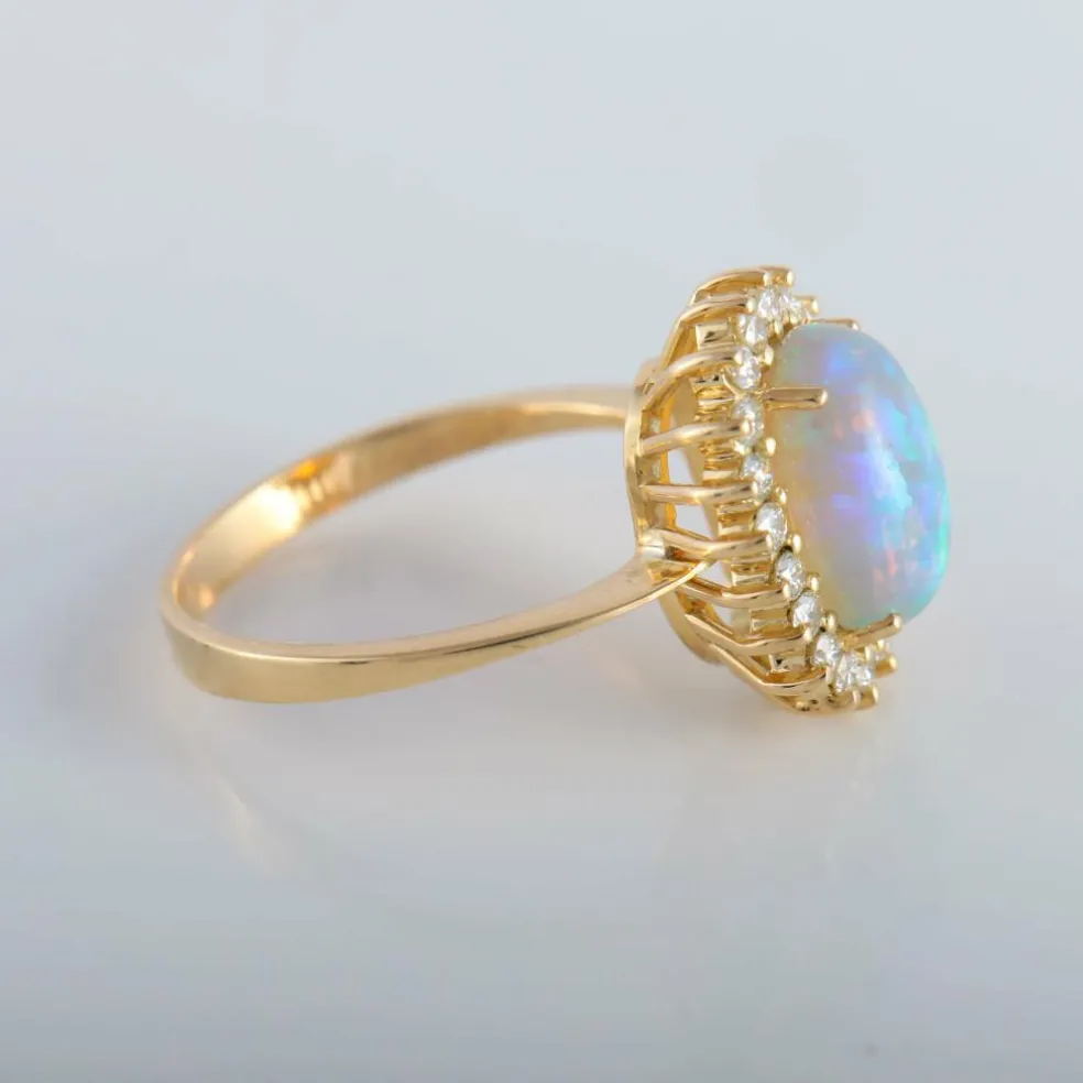 Bague cocktail en or jaune