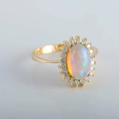 Bague cocktail en or jaune