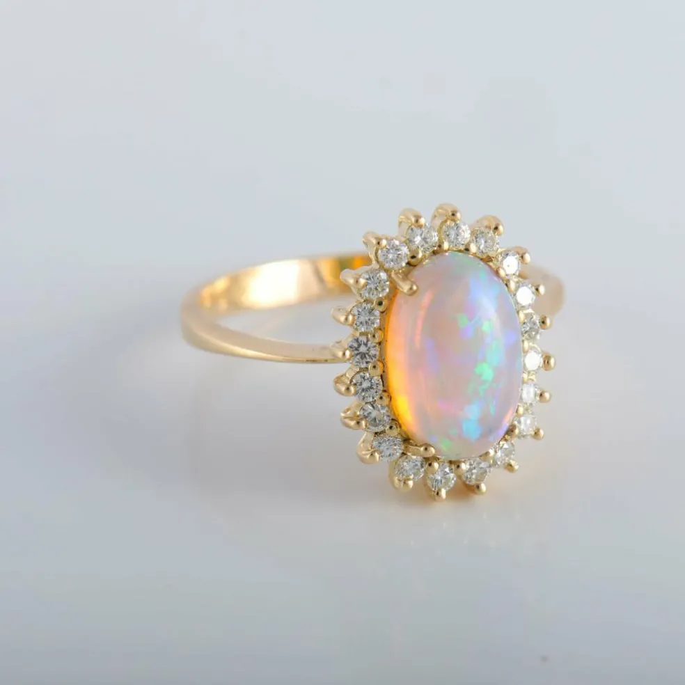 Bague cocktail en or jaune