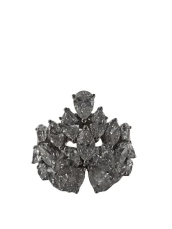 Bague cocktail fantaisie diamant