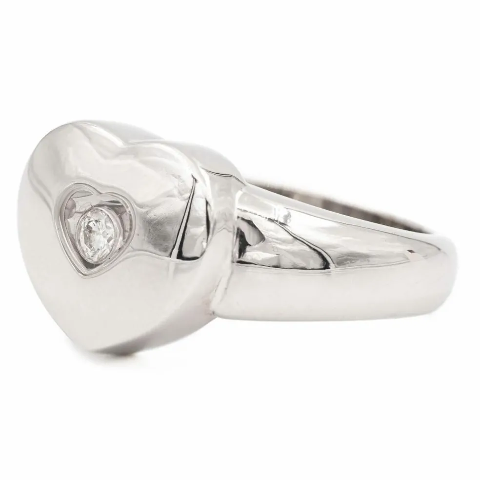 Bague Cocktail Or blanc Diamant