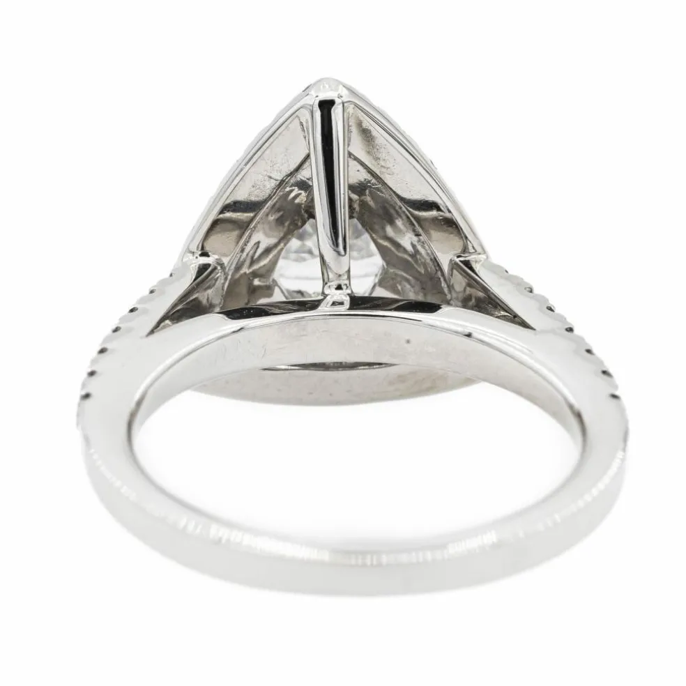 Bague Cocktail Or blanc Diamant