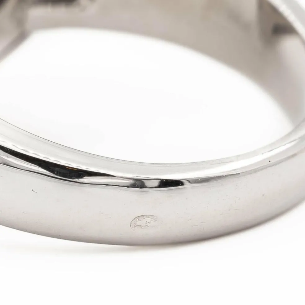 Bague Cocktail Or blanc Diamant