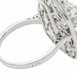 Bague Cocktail Or blanc Diamant