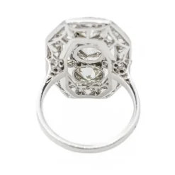 Bague Cocktail Or blanc Diamant
