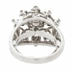 Bague Cocktail Or blanc Perle