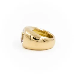 Bague Cocktail Or jaune Améthyste
