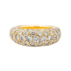 Bague Cocktail Or jaune Diamant