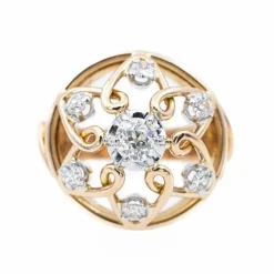 Bague Cocktail Or jaune Diamant