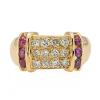 Bague Cocktail Or jaune Diamant